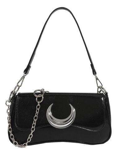 Bolsos De Hombro Moon Lock Y2k Para Mujer, Con Cadena Para L