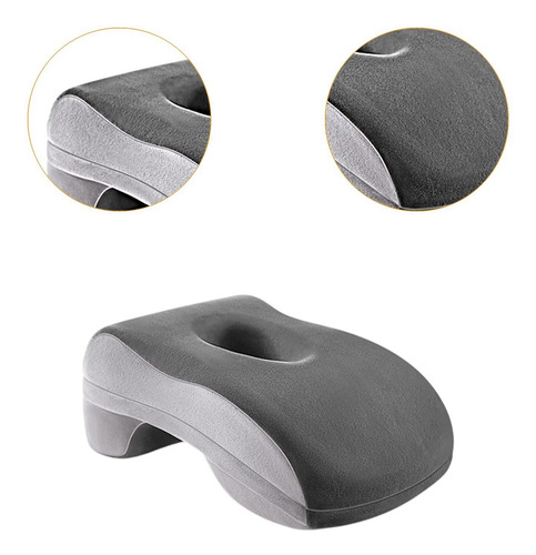 Cojín De Almohada Cojín Suave Portátil Práctico Gris