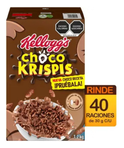2 Pza Cereal Choco Krispis Kellogg's 1.2 Kg