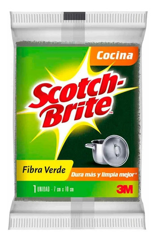 Esponja Scotch-brite Fibra Verde