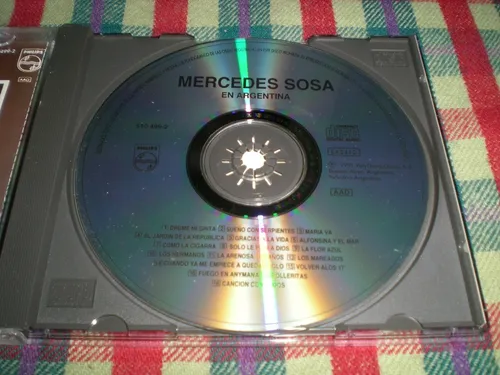 Mercedes Sosa / En Argentina Cd 1ra Ed 1991 (15-61) (Usado)