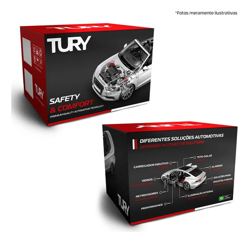 Modulo Automação Vidro Eletrico Tury Pro4.106longy Kia Niro