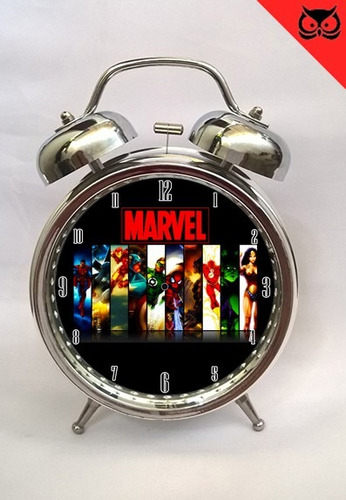 Reloj Despertador Alarma Marvel Xmen Comic Delivery