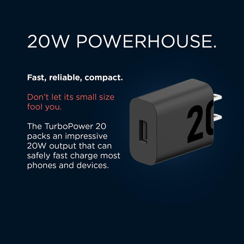 Cargador Motorola Turbopower 20 Qc3.0 Con Usb-a A Usb-c D...