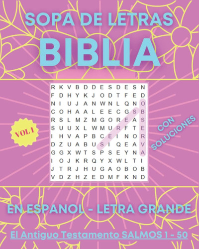 Libro: Sopa De Letras En Espanol Letra Grande Biblia: Sopa D