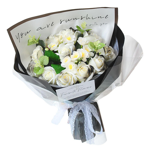 Bouquet De Rosas De Jabón Artificial Para Sus Estilo C