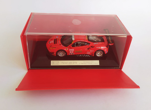Auto Deportivo Ferrari 488 Gte 2017, Bburago 1/43.