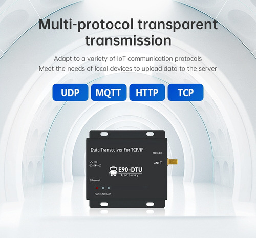 Lora Ebyte E90-dtu(900sl22-eth)v2.0, Gateway, Ethernet, Mqtt