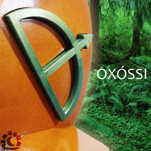 Imagem 7 de 8 de Ofá De Oxóssi - Oratório De Parede - Umbanda Candomblé - Mdf