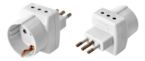 Adaptador Triple Con Schuko