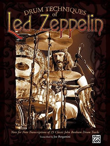 Book : Drum Techniques Of Led Zeppelin Note For Note...