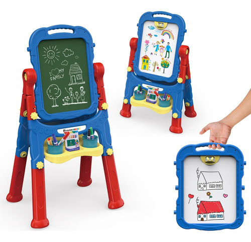 Caballete  Tablero De Dibujo De  Artístico Para Niño Fr80cn