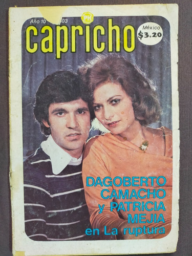 Patricia Mejía Y Dagoberto Camacho En Fotonovela Capricho