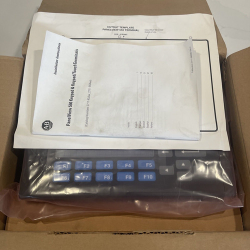 1pc New In Box Allen Bradley 2711-b5a5 Panelview 550 Fr Aab