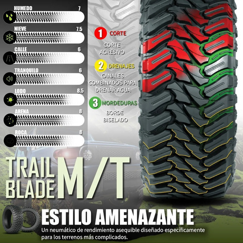 Llanta Atturo Tires Trail Blade M/t Lt 35x12.50 R17 121q