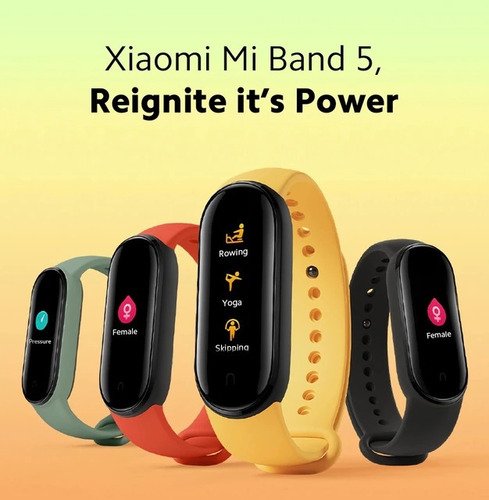 Xiaomi Mi Band 5 Smart Band Bluetooth 5.0 Original Cargador