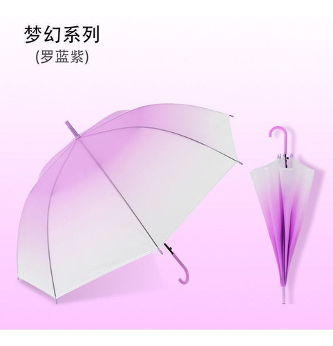 Paraguas Transparente Plegable Semiautomático Al Por Mayor F