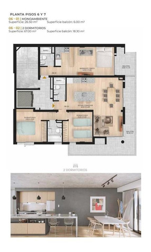 Imagen 5 de 7 de Venta Departamento 1 Dormitorio Y Monoambientes - Barrio Martin, Rosario