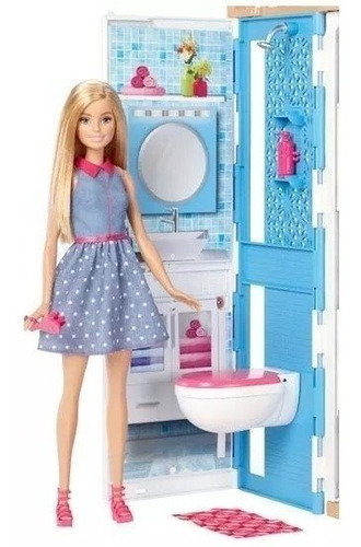 Set De Juego Barbie Casa Glam 2 Pisos Muñeca Y Accesorios