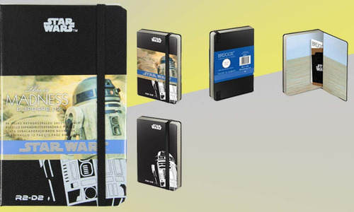 Libreta Brugge 9x14 Star Wars - R2-d2 - Hojas Lisas