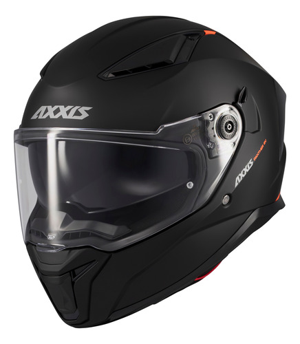 Casco Doble Visor Axxis Panther Sv Solid A1 Negro Mate Negro Solido Xl