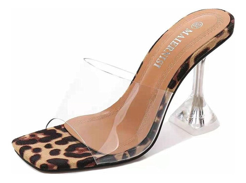 Zapatillas Tacón De Cristal Zapatos De Tacon Para Mujer
