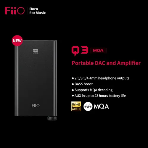 Q3 Amplificador De Auriculares Portátil De Alta Resolución