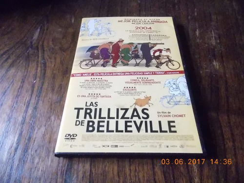 Dvd Original Las Trillizas De Belleville - Sylvain Chomet