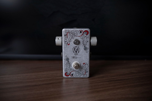 Pedal Fuzz Sm Fuzz Scott Mckeon - Estilo Fuzz Face Ac128 Cinza (Usado)