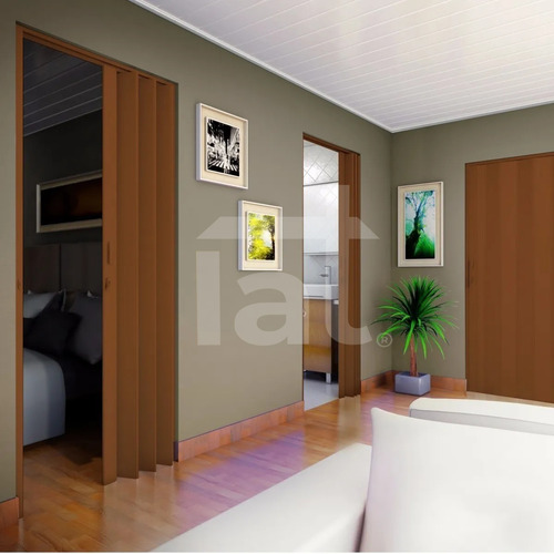 Imagen 4 de 5 de Puerta Pvc Corrediza Plegable 210 X 60 Mulata Cm 0,60 M