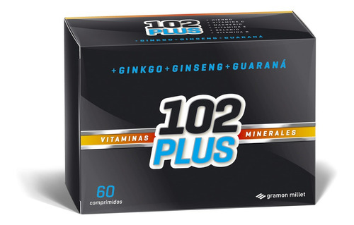 Suplemento Dietario 102 Años Plus Antioxidante X 60 Comp
