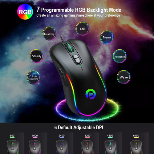 Mouse Generic Negro Con Cable Usb