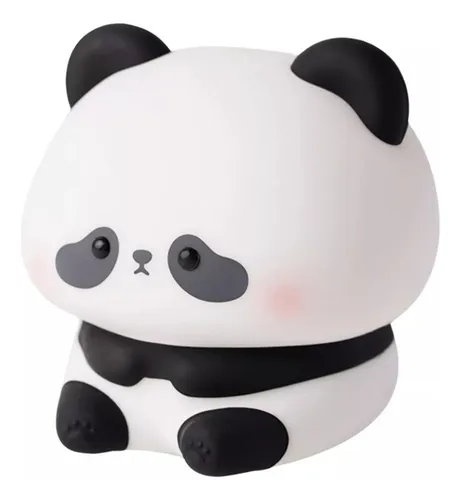 Mini Luminária Abajur Luz Quarto Infantil Usb Silicon Panda