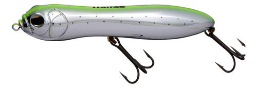 Señuelo de pesca artificial Trairao Jr de 90 colores Imakatsu Trairao, carta cromada con 2 ganchos, 9 cm x 10,5 g