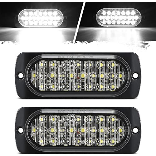 2 Piezas De Luces De Marcador Rectangular Led De 4.4 Pu...