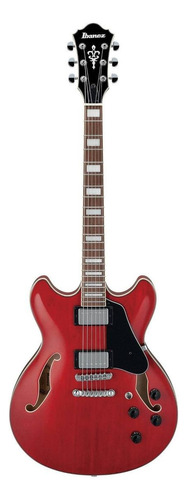 Guitarra elétrica Ibanez AS Artcore AS73 de  tília transparent cherry red com diapasão de nogueira