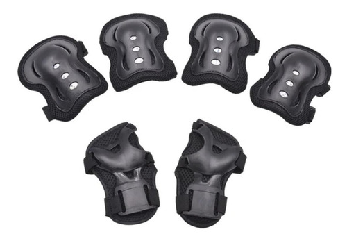 Set Protecciones Para Rodilla, Muñeca Y Casco Infantil