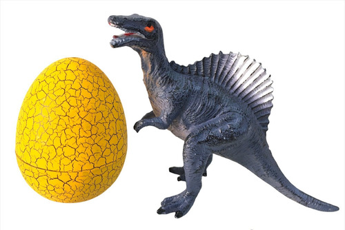 Imagen 3 de 7 de Dinosaurio Spinosaurus C/ Huevo 15cm Mega New 6388 Bigshop