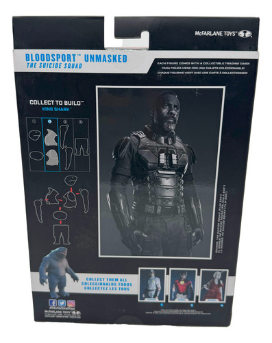 Dc Multivers Bloodsport Unmasked Suicide Squad Mcfarlane Rct (Usado)