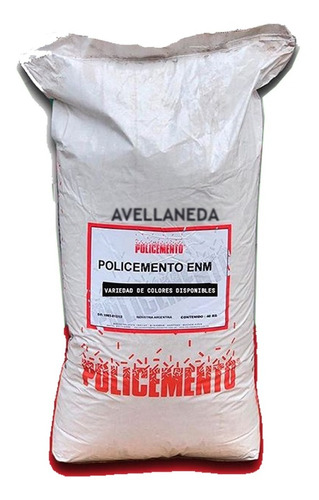 Cuarzo Color Gris Oscuro - Policemento Enm - X 25 Kg.