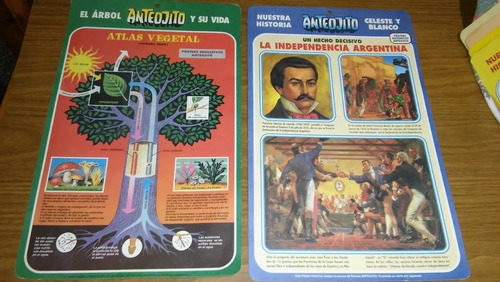 Lote 6 Laminas Anteojito,excelentes! Cartón 26x42 Leer! (Usado)