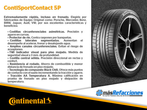 Llanta Continental Contisportcontact 5p 265/40r21 101 Y