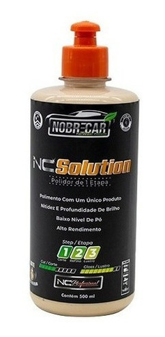 Nc Solution - 3 Em 1 Corte Refino E Lustro 500ml Nobrecar