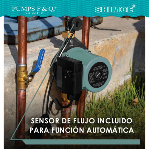 Imagen 5 de 7 de Bomba Presurizadora Automático Integrado Shimge Zp20-18-220
