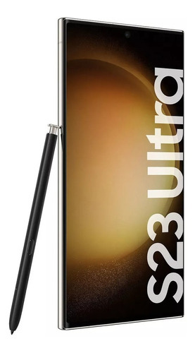 Samsung Galaxy S23 Ultra 256gb Dual Sim Fisico + Esim 8gb Ram 200mpx Cream Color Crema - Excelente (Reacondicionado)