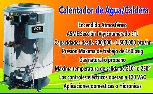 Calentador De Agua/caldera Industrial 