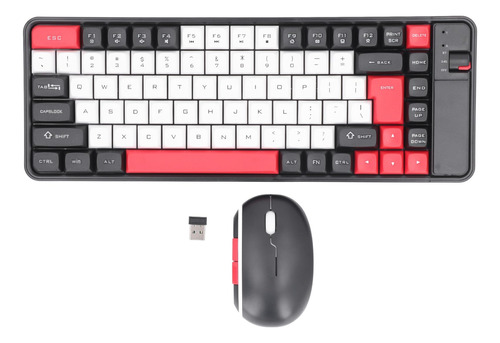 K84 Combo Teclado Mouse Inalambrico Mecanico Usb Juego Color