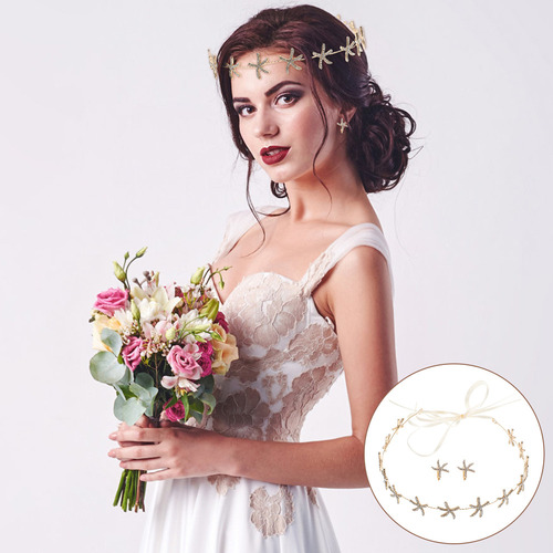 Diadema Decorativa Con Forma De Estrella De Mar, Elegante