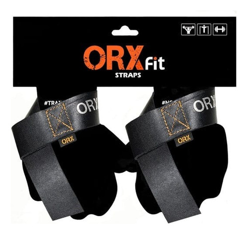 Straps Para Pesas Classic Negro - Orxfit 