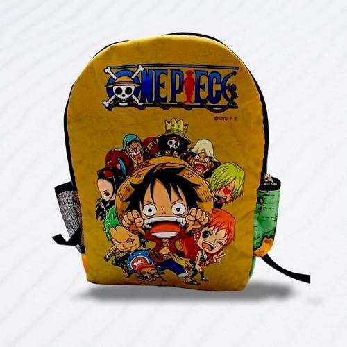 Morral Luffy Generico One Piece Maleta Anime Mochila Escolar